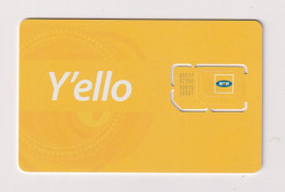 SOUTH SUDAN  - MTN Y'ello Unused Chip SIM Phonecard - Sudan