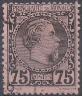 Monaco 1885 N° 8 Charles III (J5) - Usati