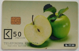 Bosnia 50 Units Chip Card - Apples - Bosnien