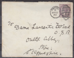 Great Britain - GB / UK 1892 ⁕ QV Used On Cover LONDON - Covers & Documents
