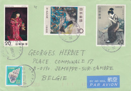 From Japan To Belgium - 2001 - Lettres & Documents