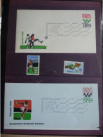 (8) USA OLYMPIC GAMES 1980 SETS AND 5 FDC'S SEE SCANS. - Autres & Non Classés