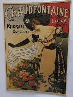 CP PUB -  Affiche De Jules Grun Cabaret Chaudfontaine Liège - Inns