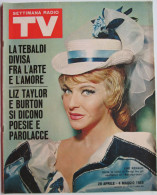 SETTIMANA RADIO TV 17 1963 Line Renaud Renata Tebaldi Carla Nani Mocenigo - Télévision