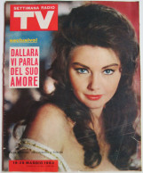 SETTIMANA RADIO TV 20 1963 Sylva Koscina Tony Dallara Nilla Pizzi Sofia Loren - Television