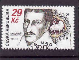 Czech Republic 2014, Michel 816, Karel Starší Ze Žerotína, Used.I Will Complete Your Wantlist Of Czech Or Slovak Stamps - Oblitérés