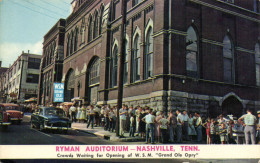 PC US, RYMAN AUDITORIUM, NASHVILLE, TENN, MODERN Postcard (b52366) - Nashville
