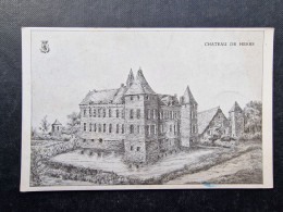 CP BELGIQUE BELGIE (M2311) Château De HEERS (2 Vues) Carte Menu - Heers
