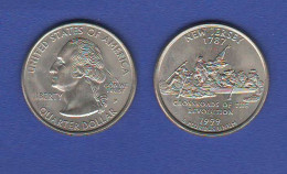 America 1/4 $ Quarters Dollar 1999 New Jersey Mint P USA - 1999-2009: State Quarters