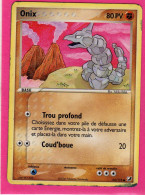 Carte Pokemon 2006 Ex Forces Cachées 65/115 Onix 80pv Occasion - Ex