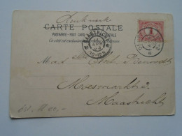 D201663    Netherlands   Cancel  Delft 1903 - To Maastricht -The Bathing Lady - Lettres & Documents