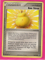 Carte Pokemon 2006 Ex Forces Cachées 91/115 Baie Sitrus Occasion - Ex