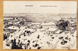 03937 / ⭐ ◉ Peu Commun GRAULHET Tarn Vue Générale Sous Neige 1906 à Louise MOULET Rue Des 36 Ponts Toulouse-Edit BLANC - Graulhet