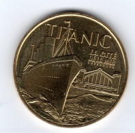 Jeton, Médaille Touristique De La Monnaie De Paris  50 CHERBOURG, La Cité De La Mer 2023 Sous-marin Le TITANIC - 2023