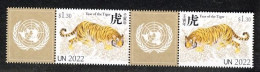 Nations Unies 2022 Année Du Tigre - Ungebraucht