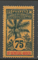 HAUT SENEGAL ET NIGER N° 14 NEUF*   CHARNIERE  / Hinge / MH - Unused Stamps