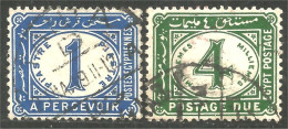 316 Egypte 2 Timbres Taxe Postage Dues 1962 (EGY-233) - Used Stamps