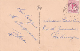 Macquenoise Belgique Paysage Franco-belge TIMBRE CHIFFRE 1FR CACHET SIMPLE CERCLE SELOIGNES 1961 - Lettres & Documents