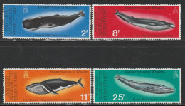 TERRITOIRE ANTARCTIQUE BRITANNIQUE - N°64/7 ** (1977) Cétacés - Ungebraucht