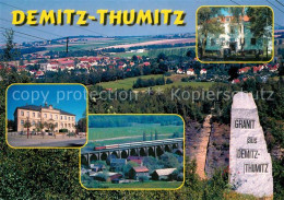 73263819 Demitz-Thumitz Teilansicht Marktplatz Schule Steinmetzschule Viadukt De - Demitz-Thumitz
