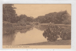 View In Dalhousie Park. Rangoon. * - Myanmar (Burma)