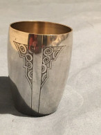 Verre Ou Timbale En Métal Argent ( ART DECO) - Silverware