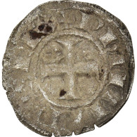 Monnaie, France, Double Tournois, TB+, Billon, Duplessy:229var - 1285-1314 Philip IV The Fair