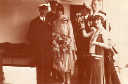 "Wedding Reception, 1927" Holy Trinity-Cowes, Isle Of Wight, Solent, Yachting, Fashion [CPM Nostalgia Postcard Repro] - Huwelijken