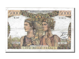 Billet, France, 5000 Francs, 5 000 F 1949-1957 ''Terre Et Mer'', 1956 - 5 000 F 1949-1957 ''Terre Et Mer''