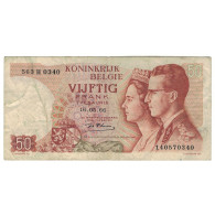 Billet, Belgique, 50 Francs, 1966, 1966-05-16, KM:139, TB - 50 Francs