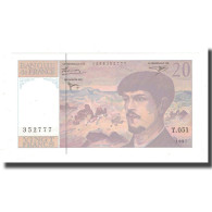 France, 20 Francs, 1997, T 051, SPL, Fayette:66ter.2, KM:151i - 20 F 1980-1997 ''Debussy''