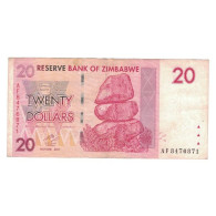 Billet, Zimbabwe, 20 Dollars, 2007, KM:68, TTB - Zimbabwe