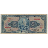 Billet, Brésil, 20 Cruzeiros, KM:168b, TB - Brésil