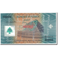 Billet, Lebanon, 50,000 Livres, 2014, Undated, KM:97, NEUF - Liban