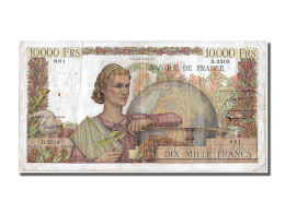 Billet, France, 10,000 Francs, 10 000 F 1945-1956 ''Génie Français'', 1952 - 10 000 F 1945-1956 ''Génie Français''