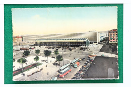 CARTOLINA POSTALE VIAGGIATA 1955 ROMA (ROMA), LAZIO, ITALIA: LA STAZIONE TERMINI 0089 POSTCARD - Stazione Termini