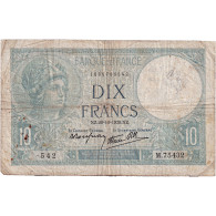 France, 10 Francs, Minerve, 1939, M.75432, TB+, Fayette:7.13, KM:84 - 10 F 1916-1942 ''Minerve''