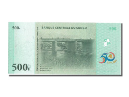 Billet, Congo Democratic Republic, 500 Francs, 2010, 2010-06-30, NEUF - République Démocratique Du Congo & Zaïre