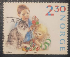 Norway Christmas Stamp 1987 Used - Used Stamps