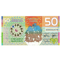 Billet, Australie, Billet Touristique, 2015, 50 Dollars ,Colorful Plastic - Vals En Specimen