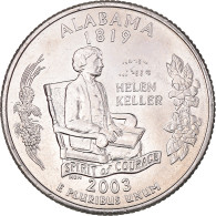 Monnaie, États-Unis, Quarter Dollar, Quarter, 2003, U.S. Mint, Denver, Alabama - 1999-2009: State Quarters