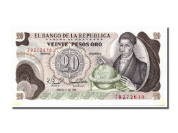 Billet, Colombie, 20 Pesos Oro, 1981, 1981-01-01, NEUF - Colombia