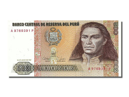 Billet, Pérou, 500 Intis, 1987, 1987-06-26, NEUF - Perù