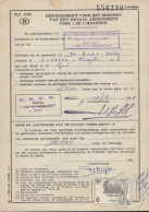 Belgio (1969) - Attest Voor Het Bekomen Van Een Sociaal Abonnement Voor 1 Of 3 Maanden - Other & Unclassified