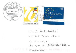 2023.PRESIDENCY OF THE COMMITTEE OF MINISTERS OF THE COUNCIL OF EUROPE.LETTER TO ANDORRA - Covers & Documents