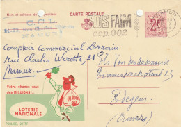 INTERO POSTALE 1970 CIRCA BELGIO 2 F Fori Archiviazione (XT3026 - Briefkaarten 1934-1951