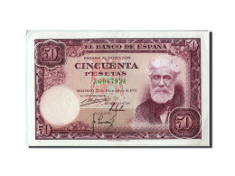 Billet, Espagne, 50 Pesetas, 1951, 1951-12-31, SUP+ - 50 Peseten