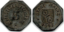 MA 31207 / Mainz 5 Pfennig TTB - Noodgeld