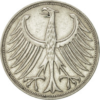 Monnaie, République Fédérale Allemande, 5 Mark, 1956, Munich, SUP, Argent - 5 Mark