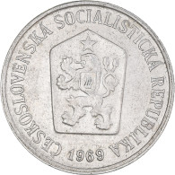 Monnaie, Tchécoslovaquie, 10 Haleru, 1969, TTB+, Aluminium, KM:49.1 - Tschechoslowakei